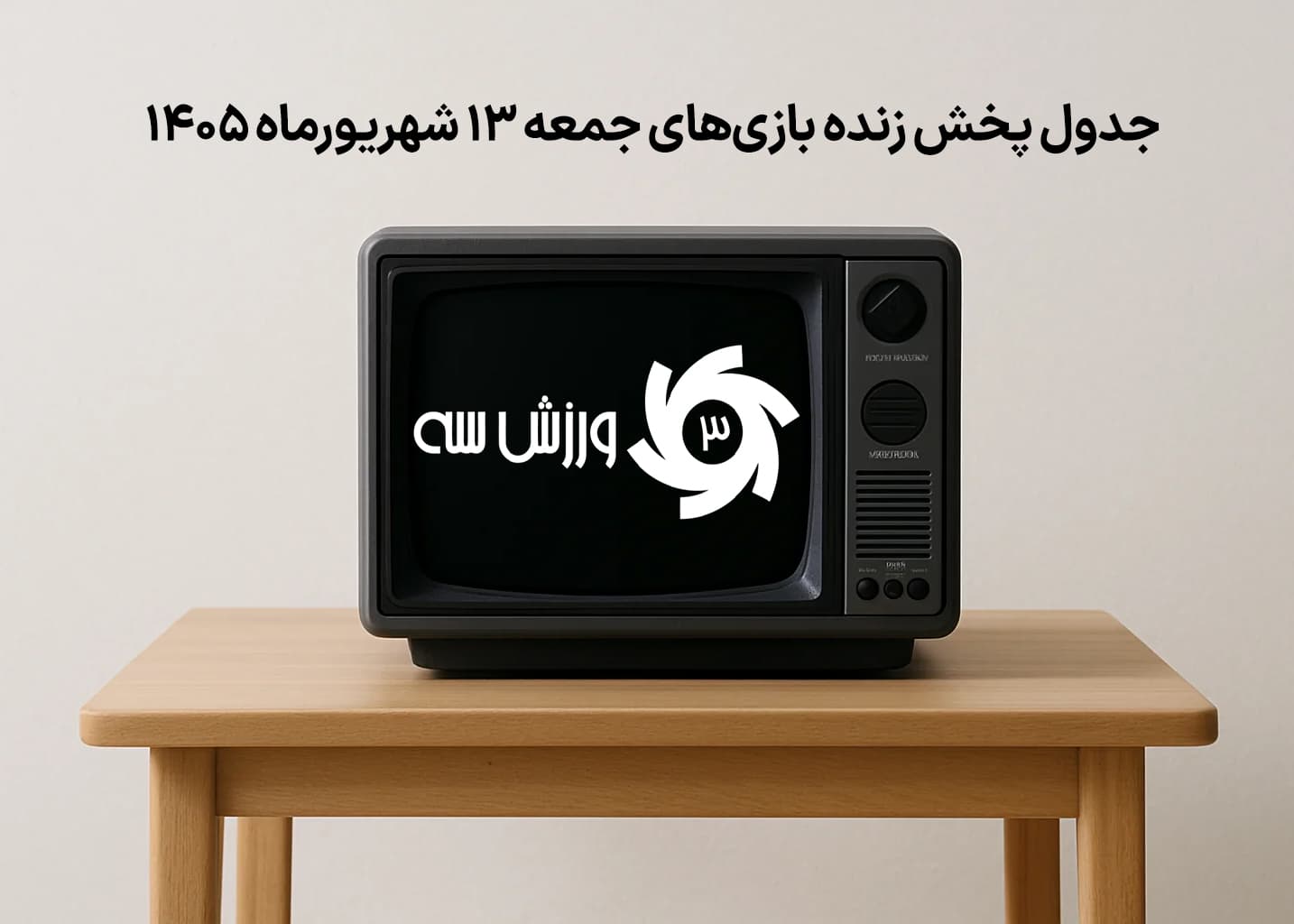جدول پخش زنده بازی‌های جمعه 13 شهریور