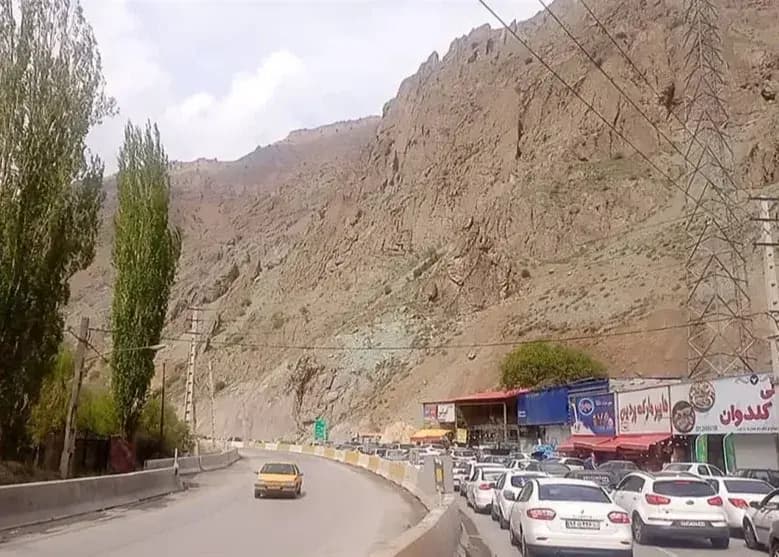ترافیک سنگین در محور‌های چالوس و آزادراه تهران-شمال