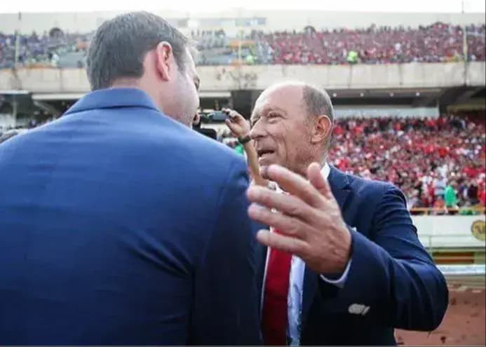 ذوق‌زدگی سرمربی پرسپولیس کنار ارلینگ هالند! (عکس)