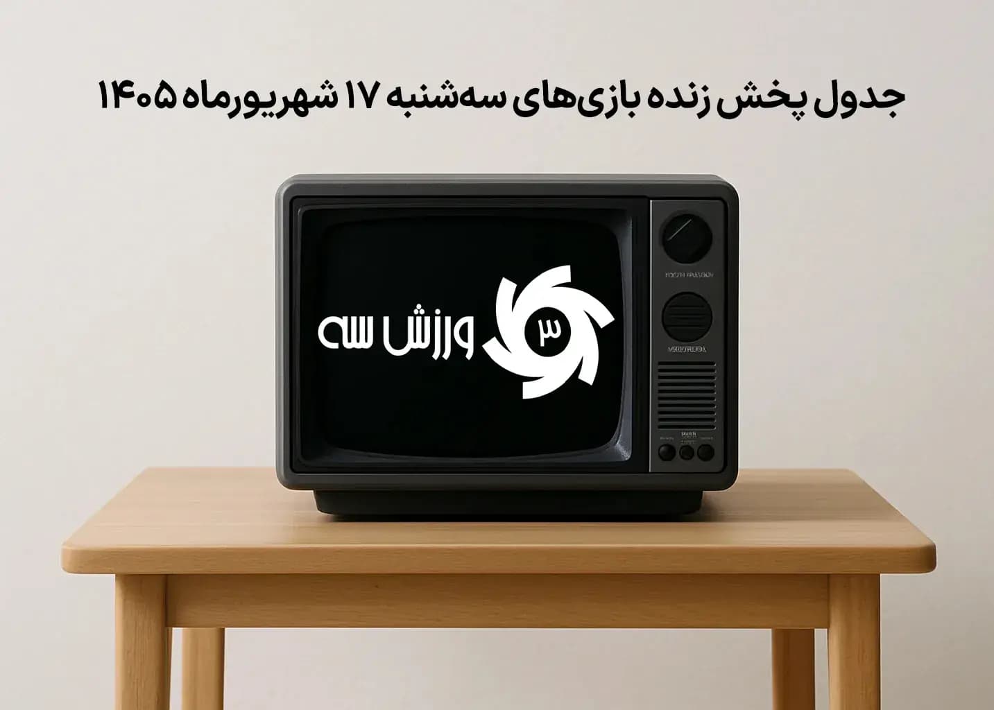 جدول پخش زنده بازیهای سهشنبه 17 شهریور
