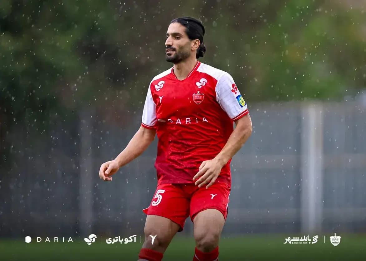 یک قاب تکراری از مدافع ملیپوش پرسپولیس!